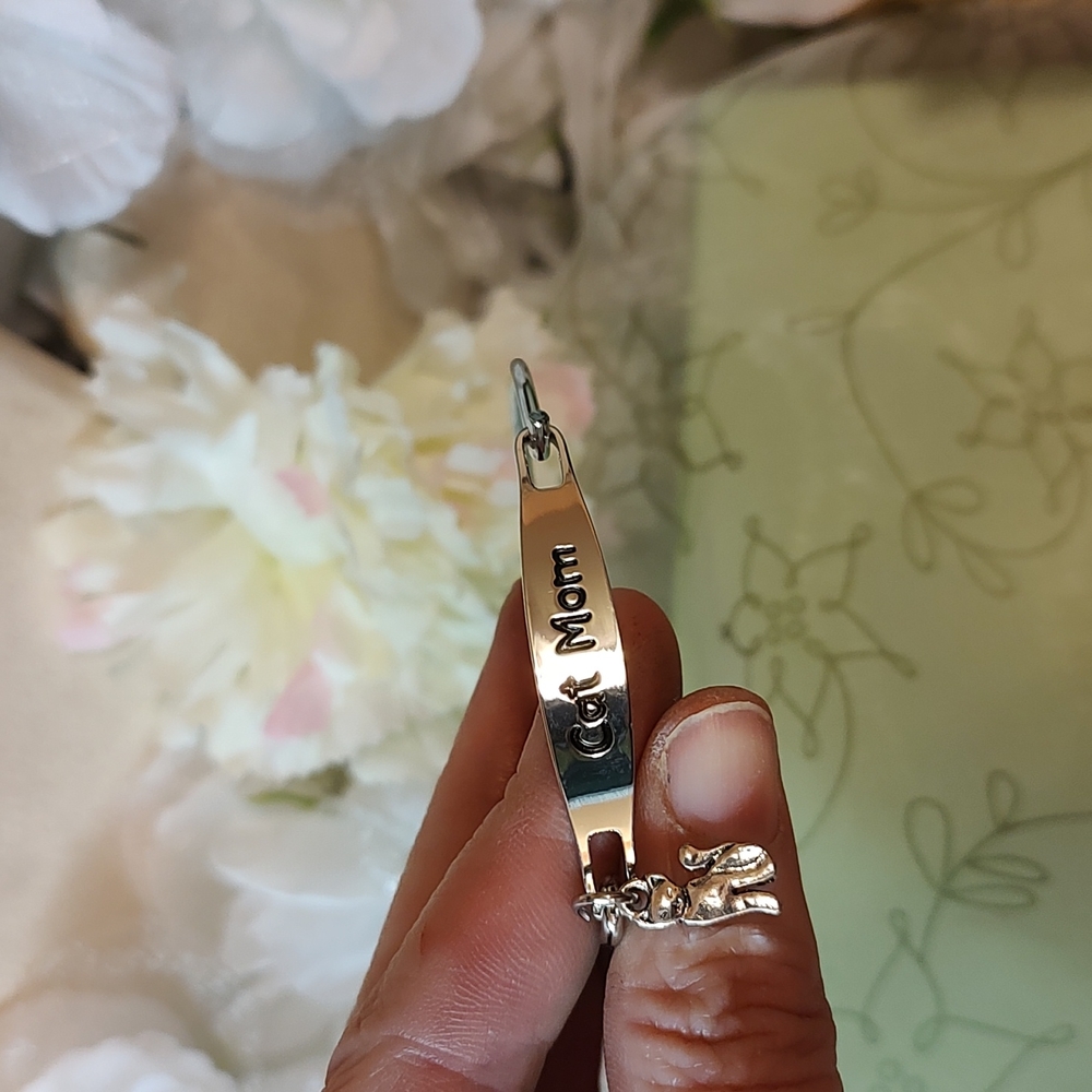 Cat Mom Charm Bracelet